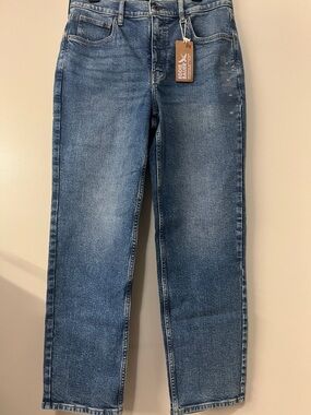 Eddie Bauer Women’s Authentic Voyager High-Rise Straight Blue Jeans NWT
